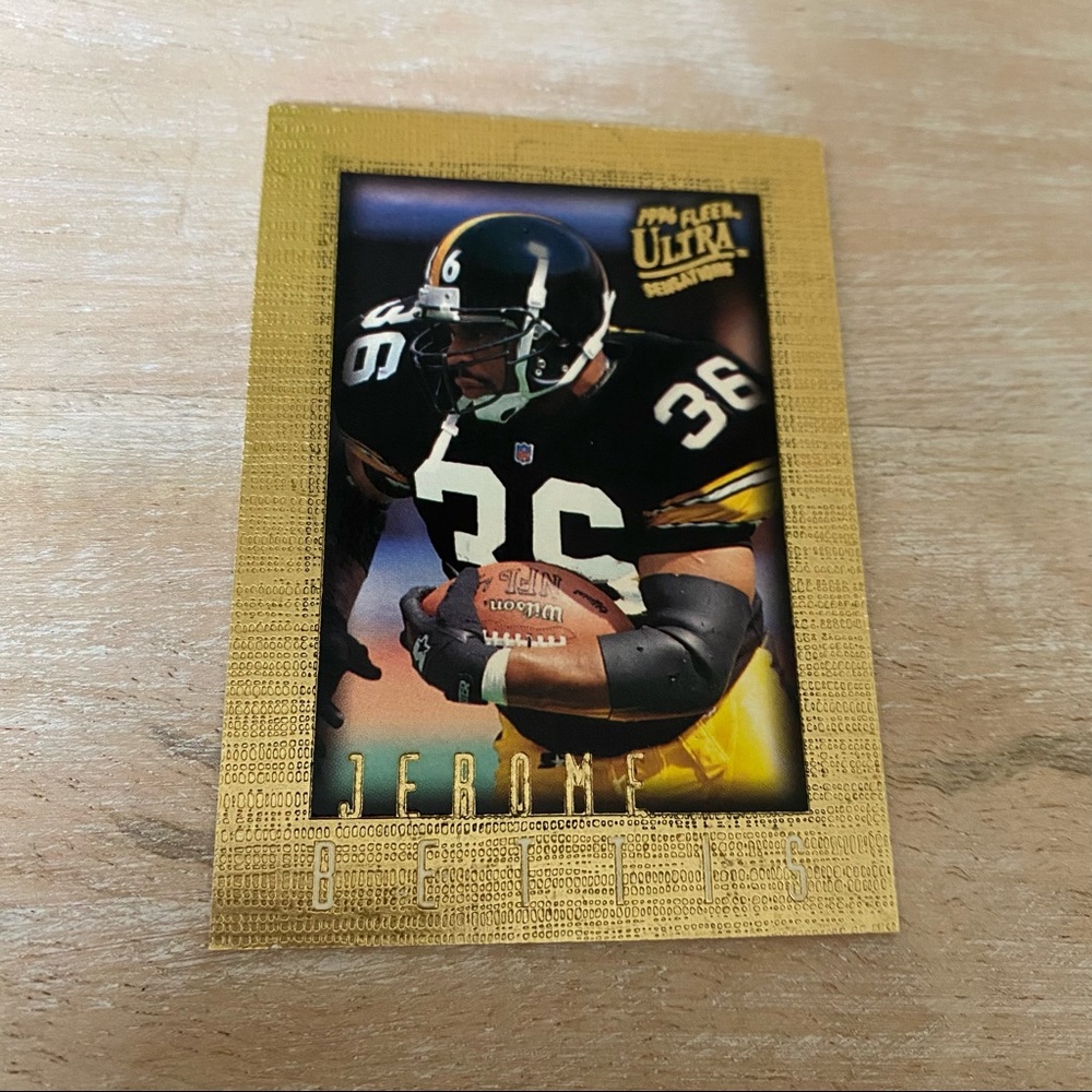 Jerome Bettis Pittsburg Steelers RB 1996 Card